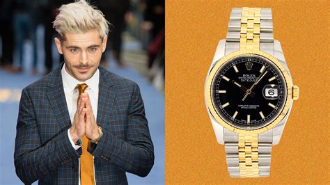 zac efron rolex|Zac Efron’s Gold Rolex Datejust Will Stand The Test Of Time.